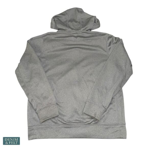 Nike Therma-Fit Swoosh Full Zip Hoodie Gray Men’s Medium Embroidered Logo NEW - Picture 3 of 9